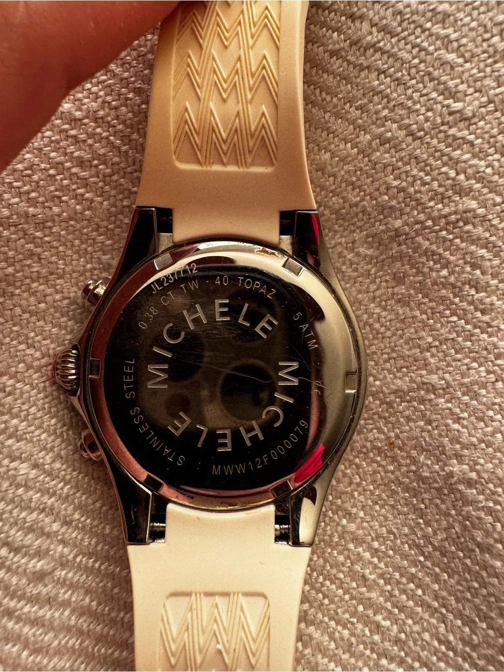 Michele Tahitian Jelly Bean Topaz Watch